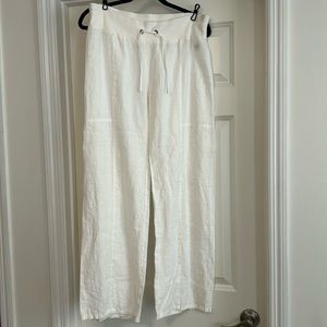 Eileen Fisher 100% organic linen pants xs